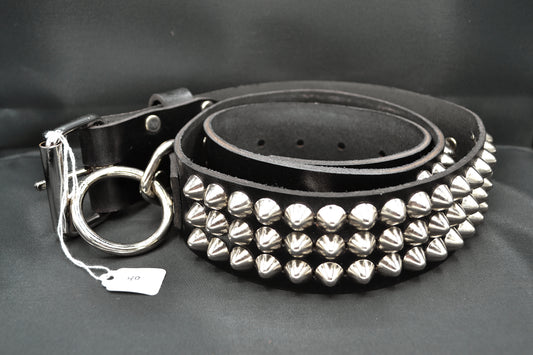 cone stud bondage belt size 40