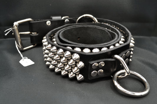 cone stud bondage belt size 44