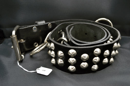 mixed stud bondage belt size 40