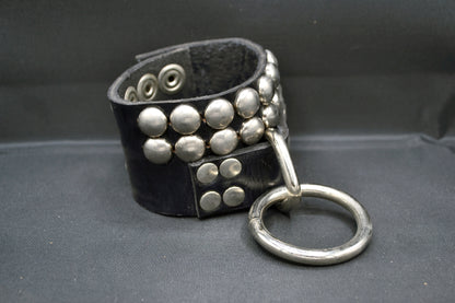 dome stud bondage bracelet